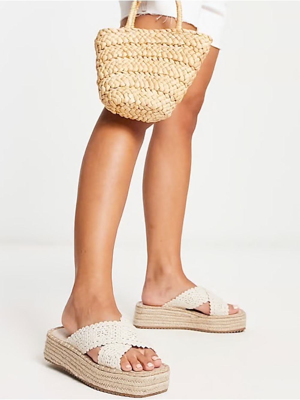 Platform Crochet Sandal ASOS